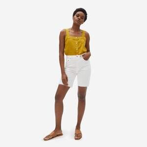 Everlane The Linen Picnic Top Yellow Base - Size 2